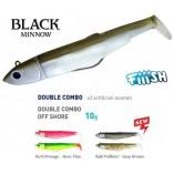 FIIISH BLACK MINNOW 90 DOUBLE COMBO OFF SHORE 10G. 