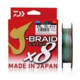 DAIWA J-BRAID GRAND X8 MULTICOLOR 300M. 