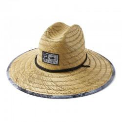 PELAGIC BAJA STRAW SUNHAT OPEN SEAS BLACK 