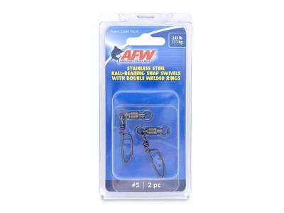 AMERICAN FISHING WIRE STAINLESS STEEL BALL BEARINGS SNAP SWIVELS