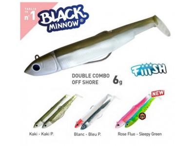 FIIISH BLACK MINNOW 70 DOUBLE COMBO OFF SHORE 6G.