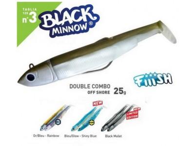 FIIISH BLACK MINNOW 120 DOUBLE COMBO OFF SHORE 25G.