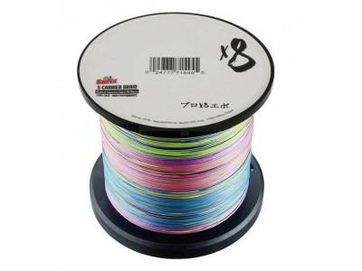 SUFIX X8 CARRIER BRAID MULTICOLOR 1000M.