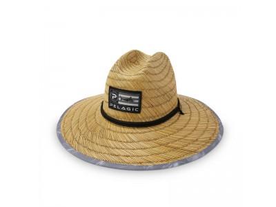 PELAGIC BAJA STRAW SUNHAT AMERICANO GRAY