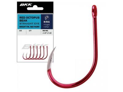 BKK RED OCTOPUS BEAK STRAIGHT EYE IN-LINE