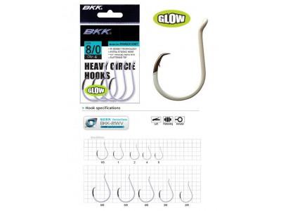 BKK HEAVY CIRCLE HOOKS GLOW WGB2012007