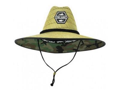 PELAGIC BAJA STRAW HAT FISH CAMO GREEN