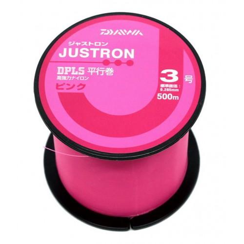 DAIWA JUSTRON DPLS PINK 500M.