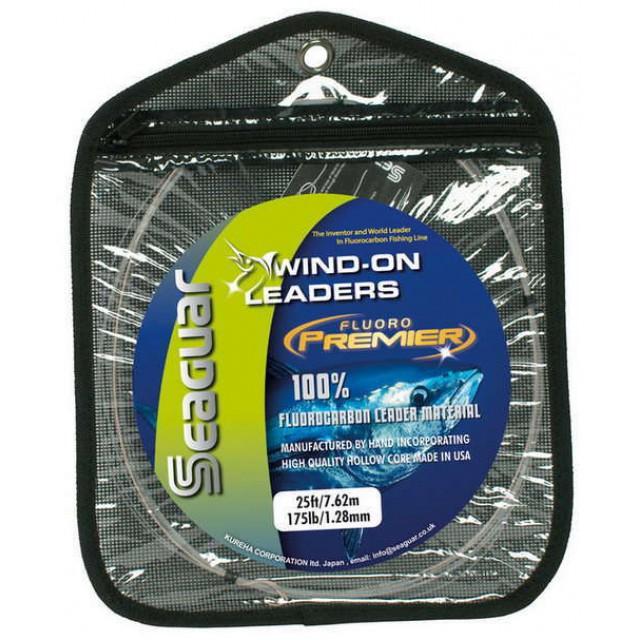 SEAGUAR WIND ON LEADERS FLUORO PREMIER 