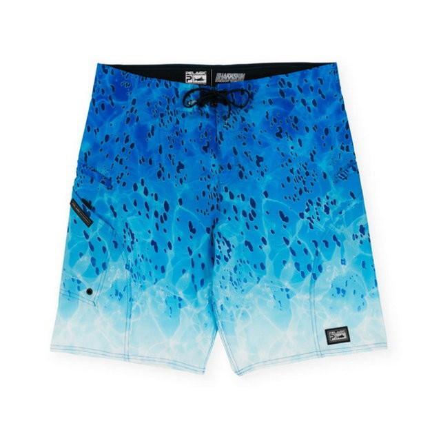 PELAGIC SHARKSKIN DORADO FISHING SHORTS BLUE 