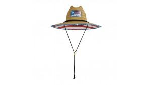 PELAGIC BAJA STRAW SUNHAT AMERICANO BLU