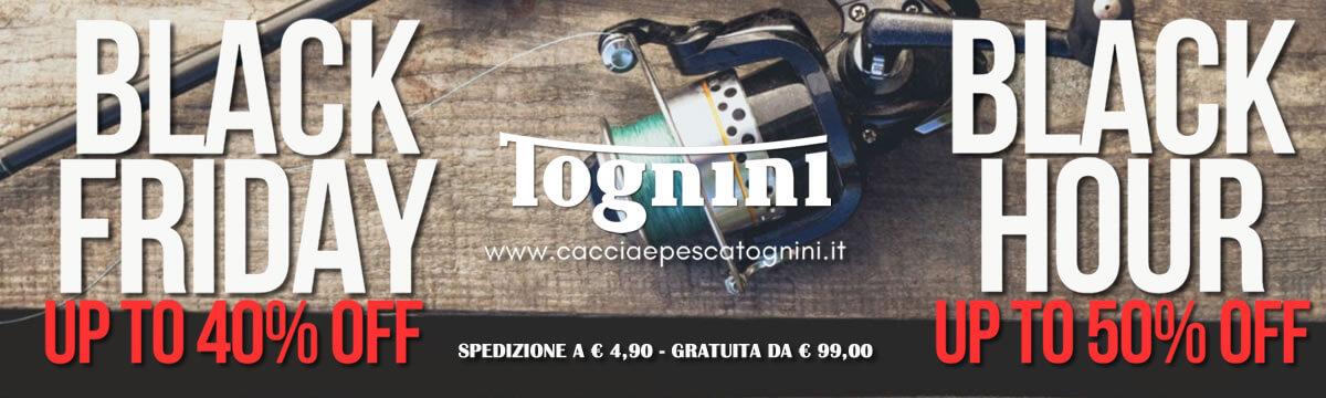 VAI ALLE PROMOZIONI DEL BLACK FRIDAY DI TOGNINI PESCA